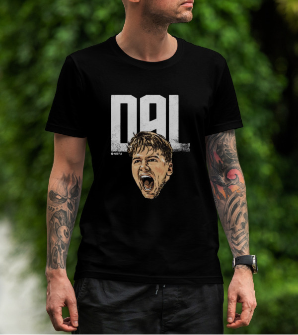 Luka Doncic DAL Dallas Mavericks NBPA Abbreviation Signature T-Shirt