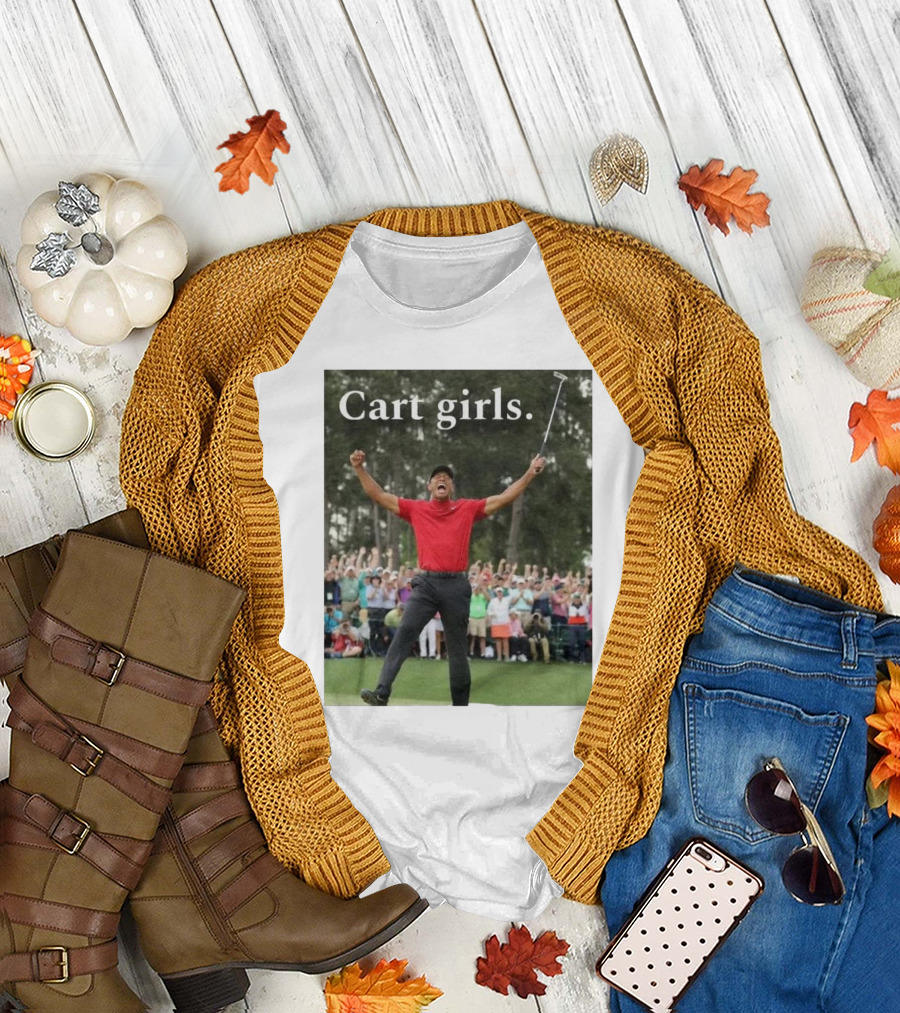 Cart Girls Excitement on the Green T-Shirt