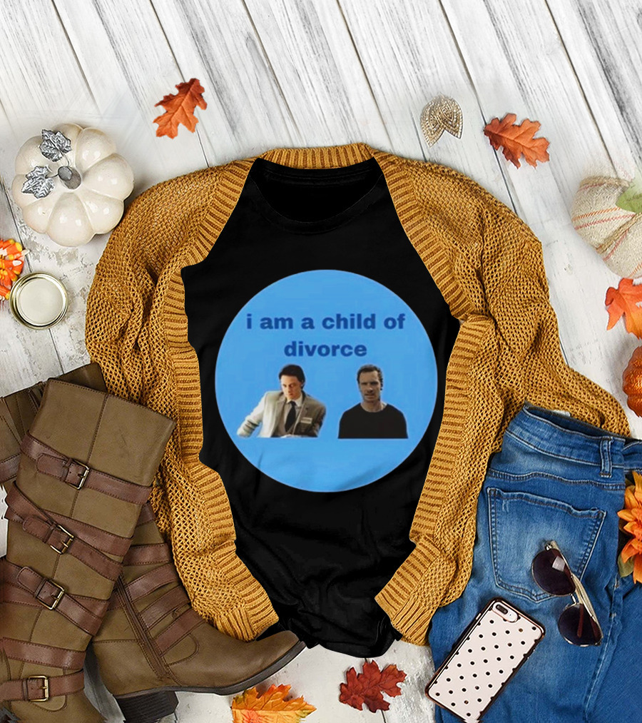 I Am a Child of Divorce Mads James McAvoy X Michael Fassbender T-Shirt