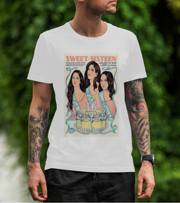 Sweet Sixteen 2025 Allison Crutchfield D’Arcy Carden Largo Los Angeles T-Shirt
