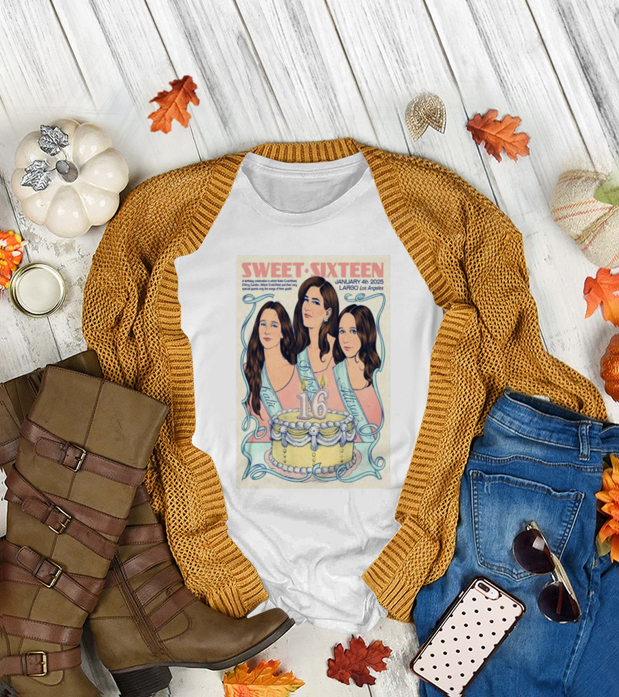 Sweet Sixteen 2025 Allison Crutchfield D’Arcy Carden Largo Los Angeles T-Shirt