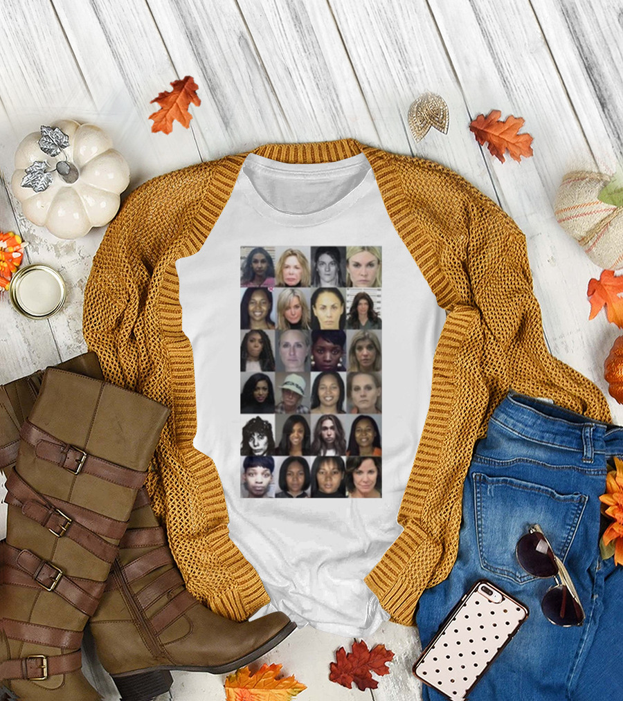 Karen Huger Real Housewives Mugshot Wall Of Fame Photos T-Shirt
