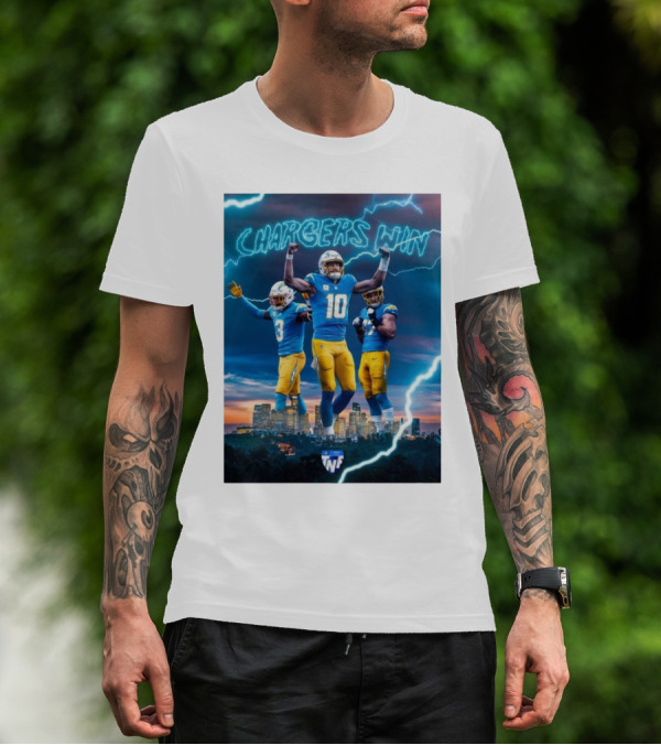 Chargers Win Los Angeles Chargers Electric TNF On Prime T-Shirt