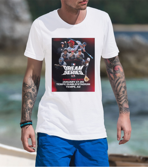 MLB USA Baseball Dream Series January 17-20 Tempe Diablo Stadium Tempe AZ T-Shirt
