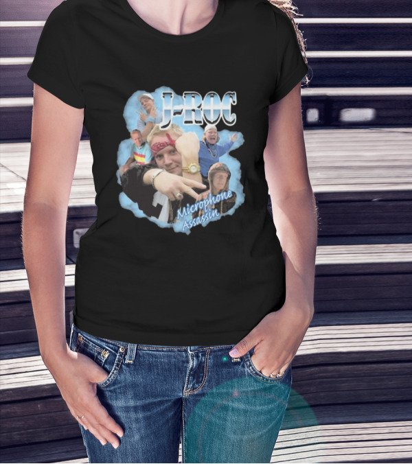 Trailer Park Boys J-Roc Microphone Assassin Multilayered Collage T-Shirt