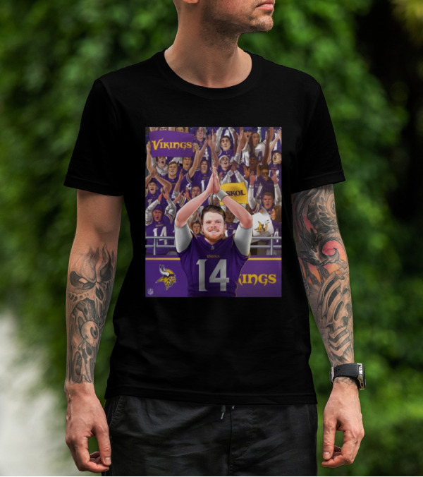 Vikings NFL Skol Sam Clinch #1 Seed Minnesota Win Packers Week 18 T-Shirt