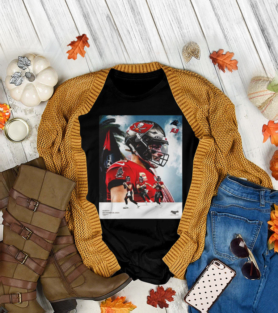 Tampa Bay Buccaneers vs Carolina Panthers Sunday December 29 2024 Always Keep Fighting Mosaic NFL Game Day T-Shirt