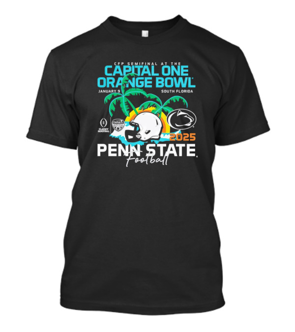 Penn State Nittany Lions Football 2025 CFP Semifinal At Capital One Orange Bowl January 9 South Florida T-Shirt