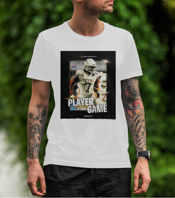 Jahdae Barron Texas Longhorns Defensive Player Of The Game CFB Playoff Peach Bowl Quarterfinals T-Shirt
