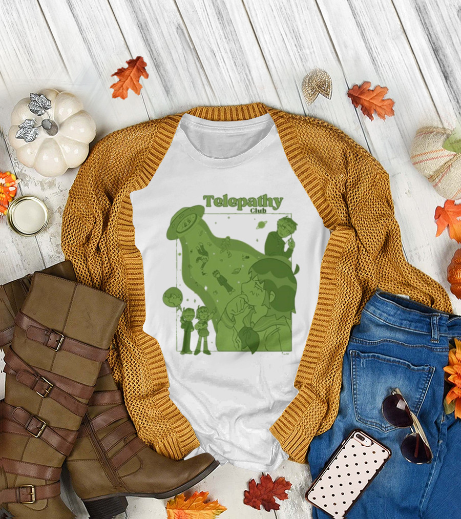 Mob Psycho 100 Telepathy Club UFO Encounter Scene T-Shirt