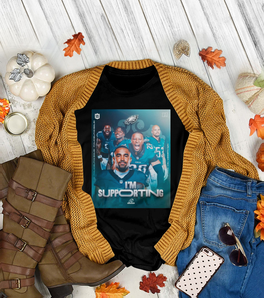 Philadelphia Eagles NFC Number Two Seed NFL Playoffs 2024 I'm Supporting T-Shirt