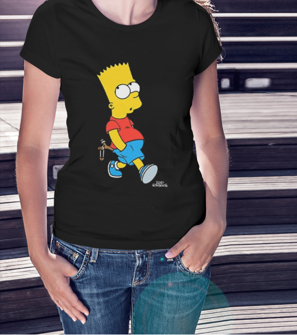20th Century Television The Simpsons Bart Simpson Slingshot Walk T-Shirt