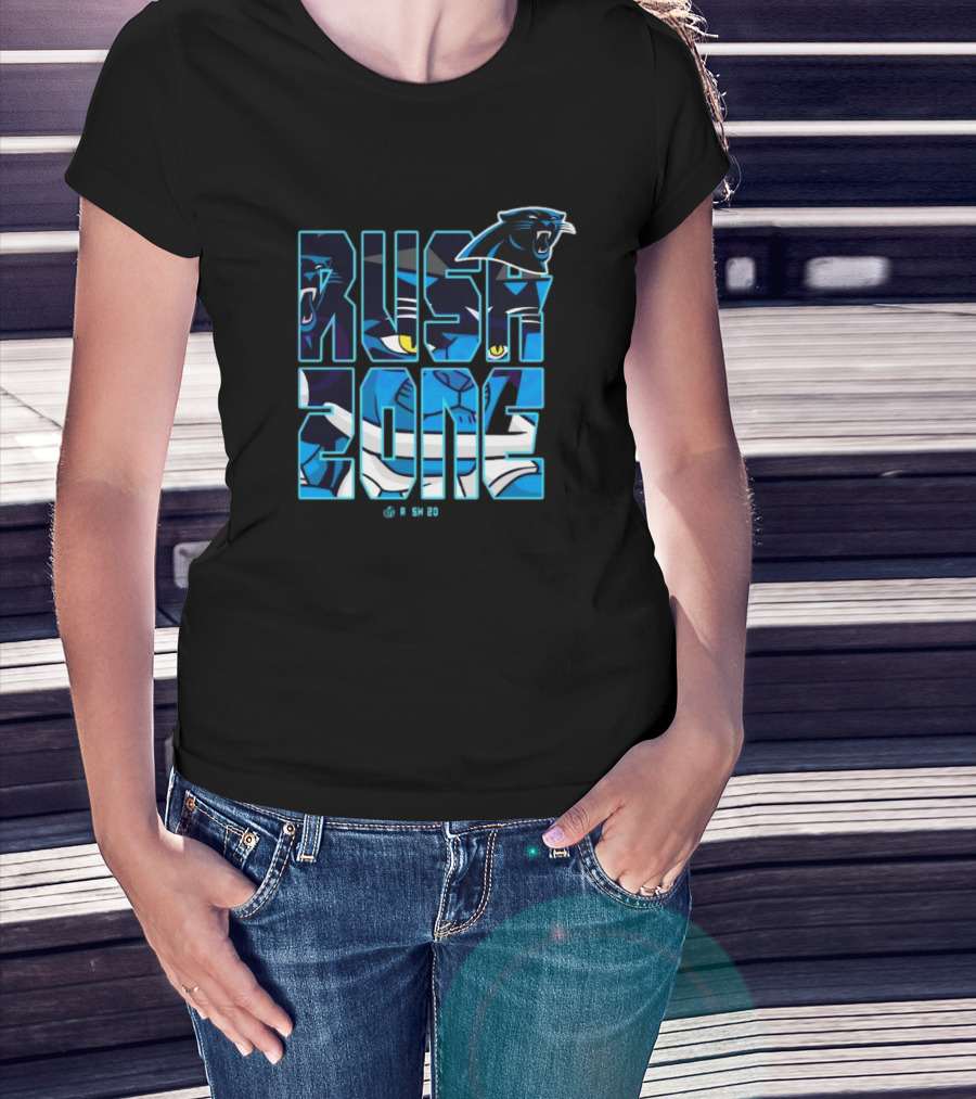 NFL Rush Zone Carolina Panthers Cartoon T-Shirt