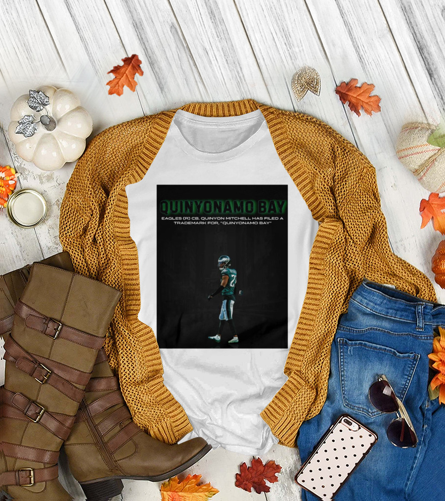 Philadelphia Eagles Cornerback Quinyon Mitchell Files Trademark Quinyonamo Bay T-Shirt