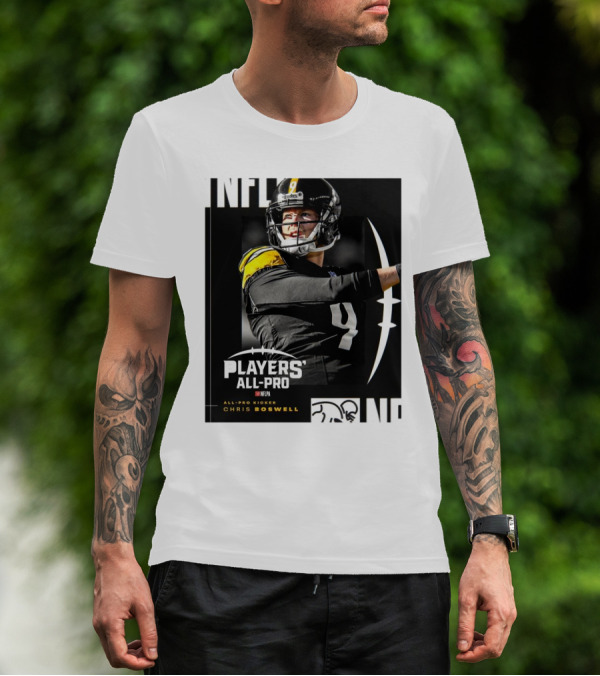 Pittsburgh Steelers NFLPA Players' All-Pro Kicker Chris Boswell T-Shirt