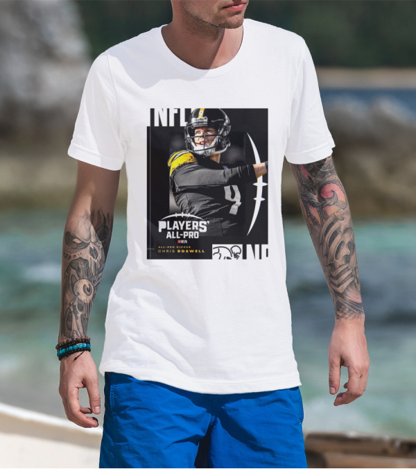 Pittsburgh Steelers NFLPA Players' All-Pro Kicker Chris Boswell T-Shirt