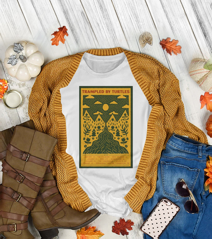 Trampled By Turtles 2025 Tour The Tabernacle Atlanta GA January 24 T-Shirt