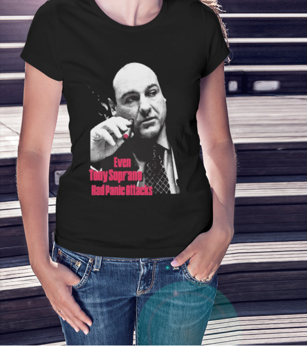 Even Tony Soprano Had Panic Attacks Iconic Image T-Shirt