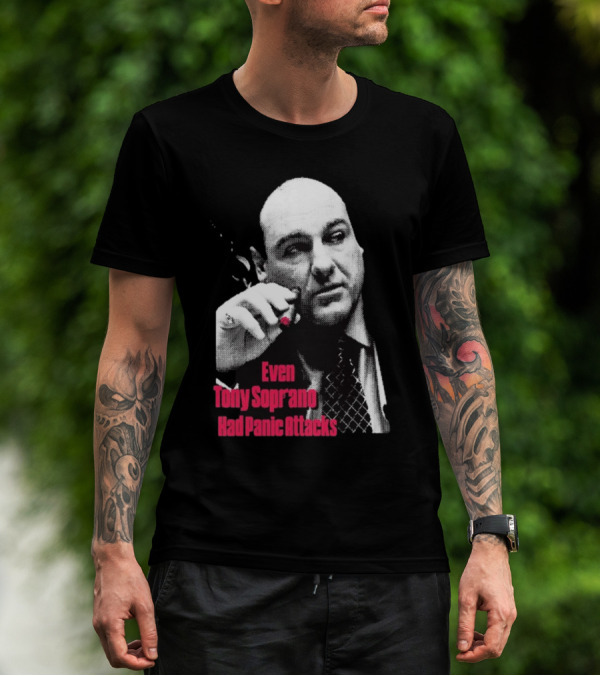 Even Tony Soprano Had Panic Attacks Iconic Image T-Shirt