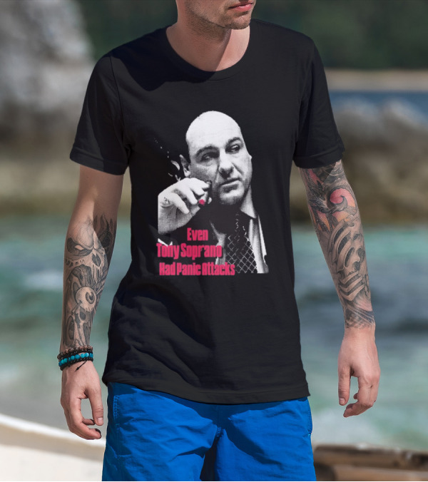 Even Tony Soprano Had Panic Attacks Iconic Image T-Shirt
