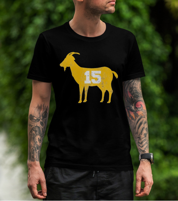 Goat 15 Yellow Silhouette Toddler Fine Jersey T-Shirt
