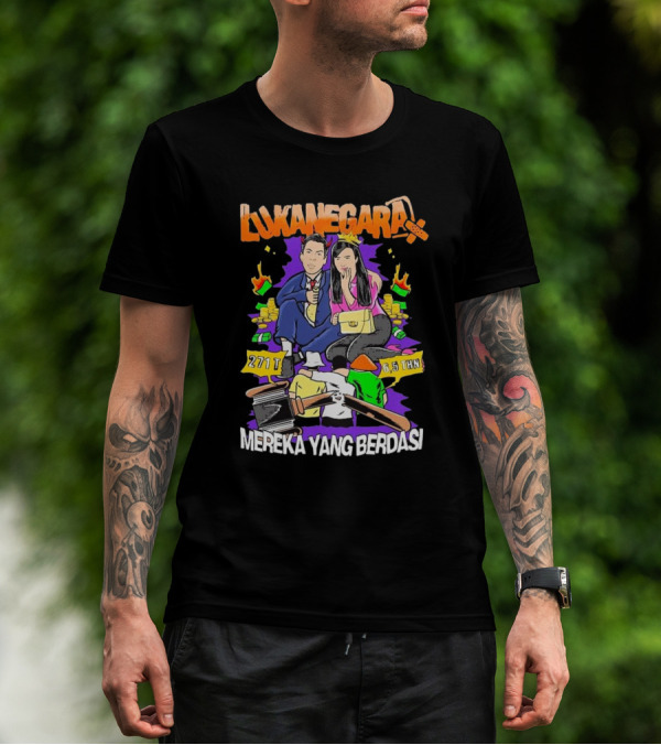 Lukanegara X Mbob Mereka Yang Berdasi 271T 6,5 THN Siram Uang Gavel Bundel Uang T-Shirt