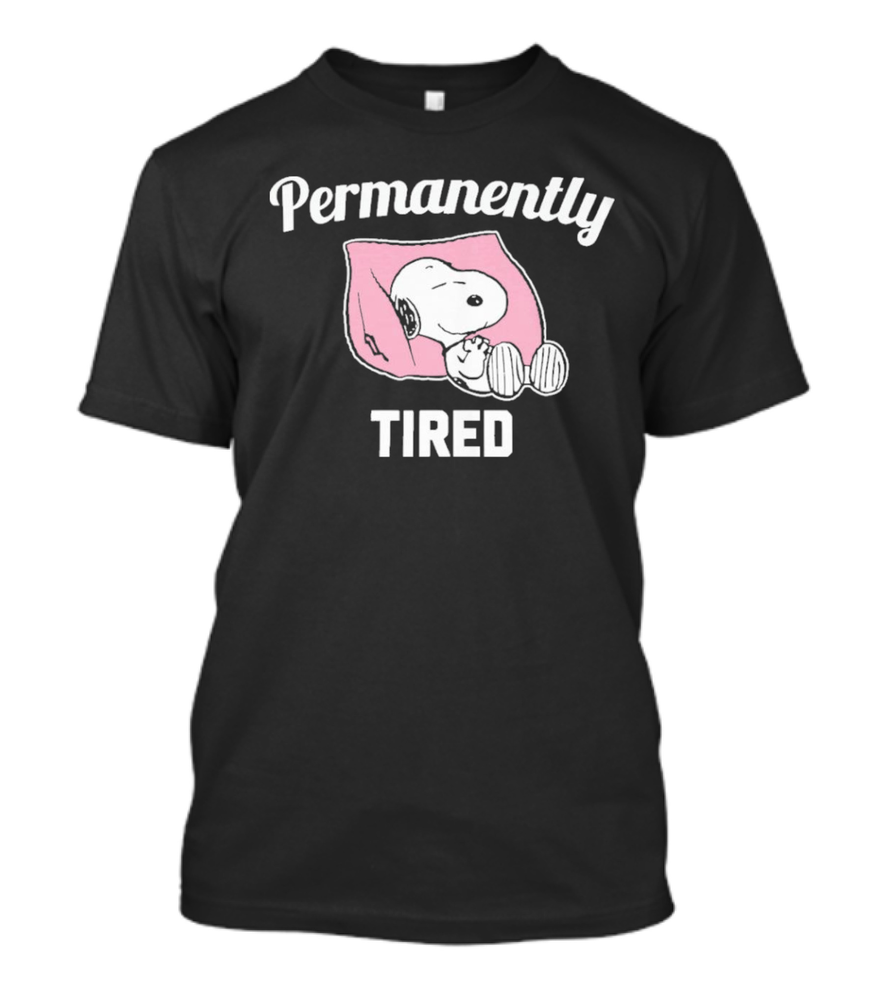 Permanently Tired Sleep Snoopy Peanuts T-Shirt