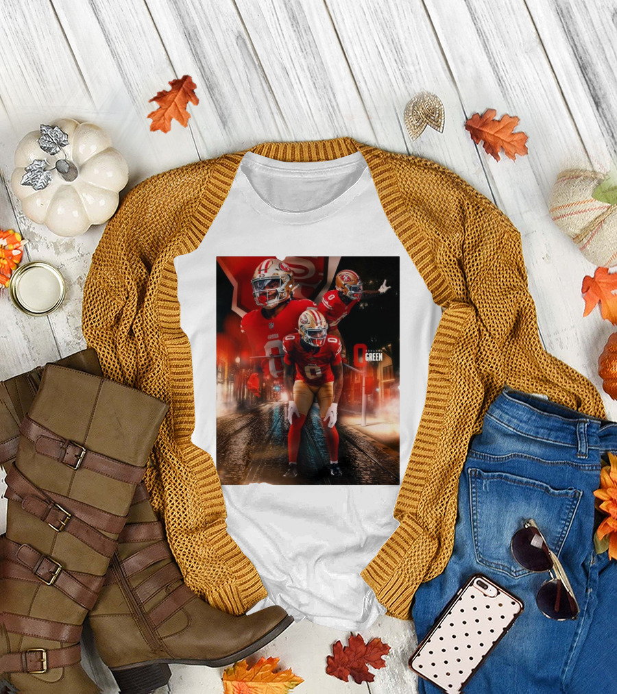 San Francisco 49ers Renardo Green NFL Football Star T-Shirt
