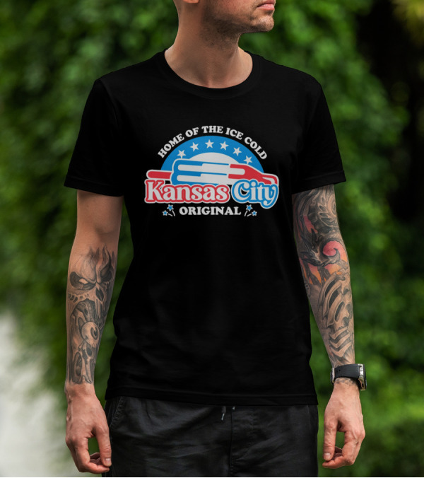 Home Of The Ice Cold Kansas City Original Popsicle Stars T-Shirt