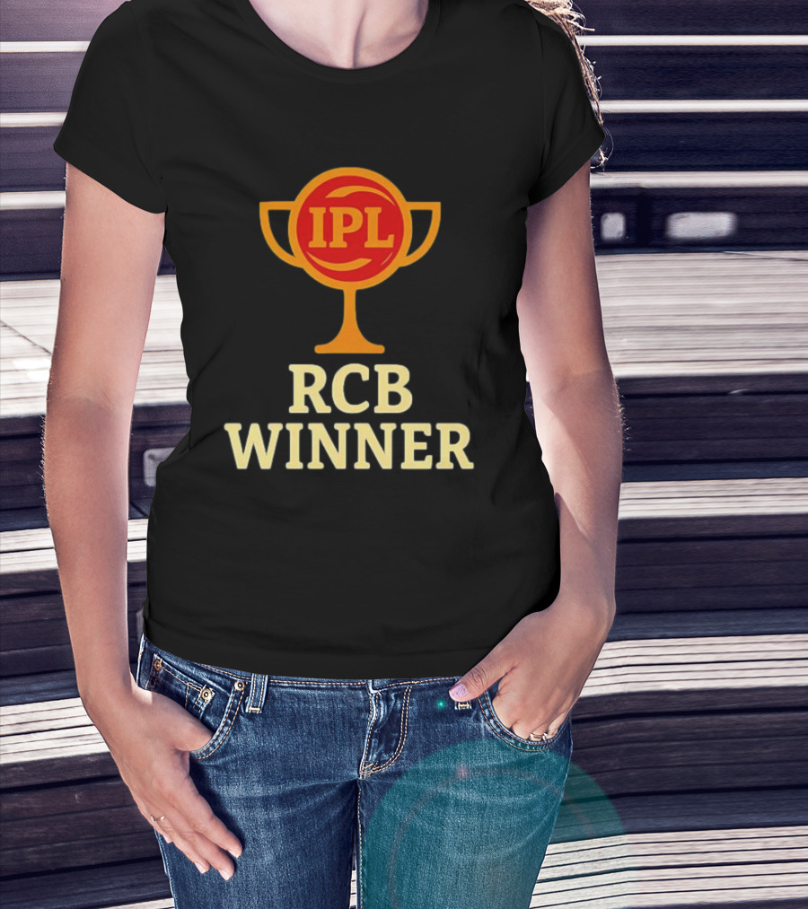 IPL RCB Winner Trophy Celebration T-Shirt