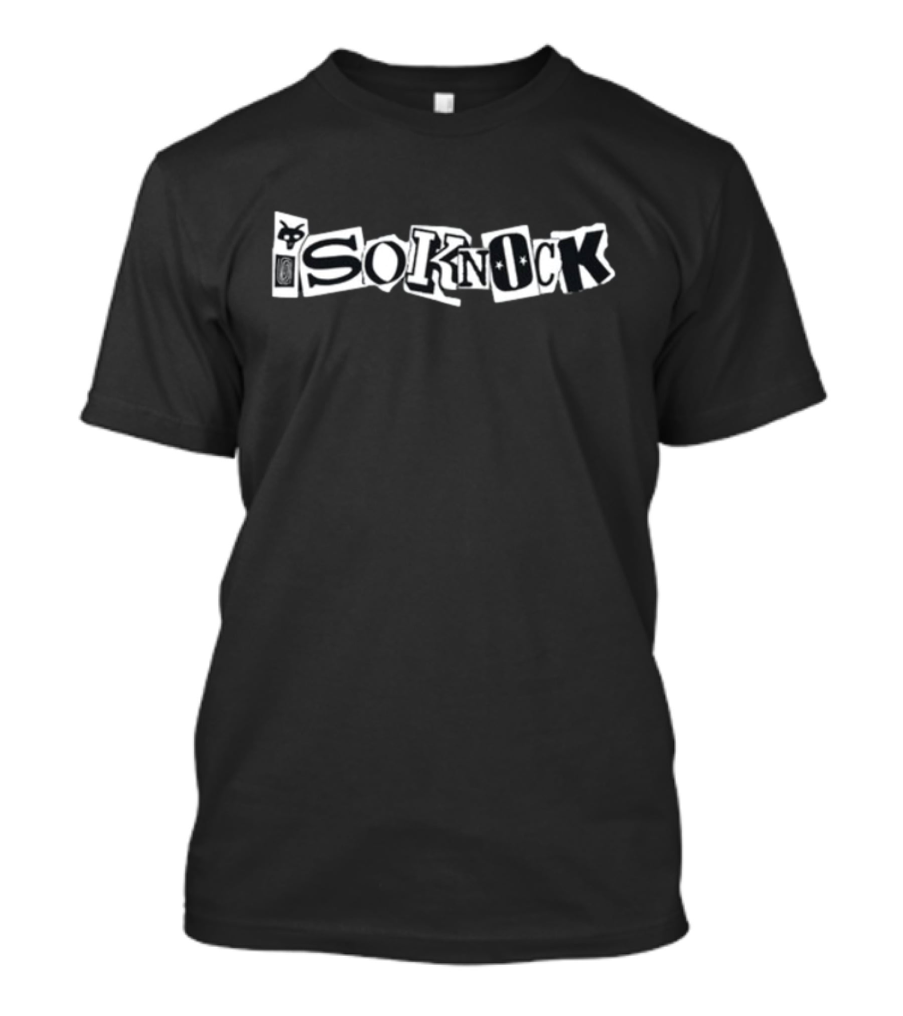 Isoknock Sd4evr Text Collage Style T-Shirt