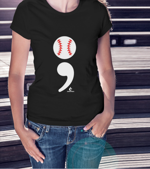Jarren Duran The Game Isn’t Over Baseball Semicolon Symbol T-Shirt