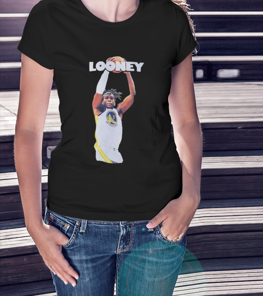 Looney Basketball Action Golden State Warriors 5 T-Shirt
