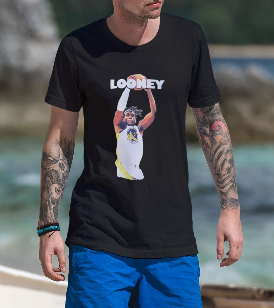 Looney Basketball Action Golden State Warriors 5 T-Shirt