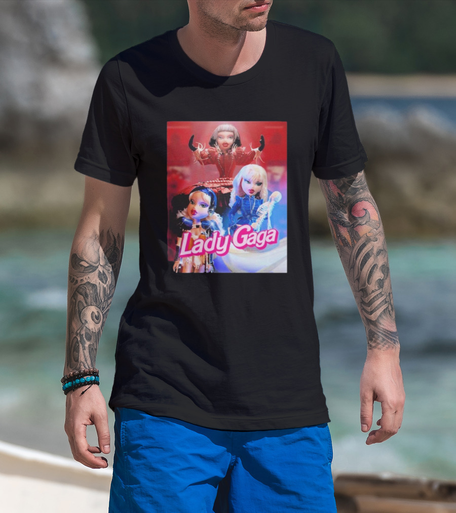 Lady Gaga Bratz Dolls Coachella Barbie Girl Recreate T-Shirt