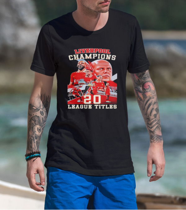 Liverpool Champions 20 League Titles T-Shirt