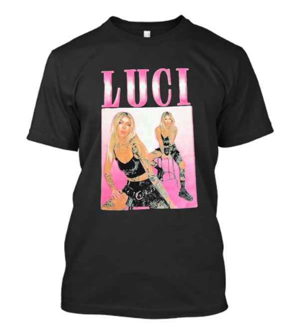 Luci Pink Aesthetic Tattoo Fashion T-Shirt
