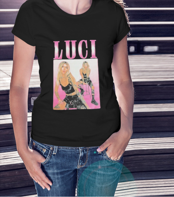 Luci Pink Aesthetic Tattoo Fashion T-Shirt