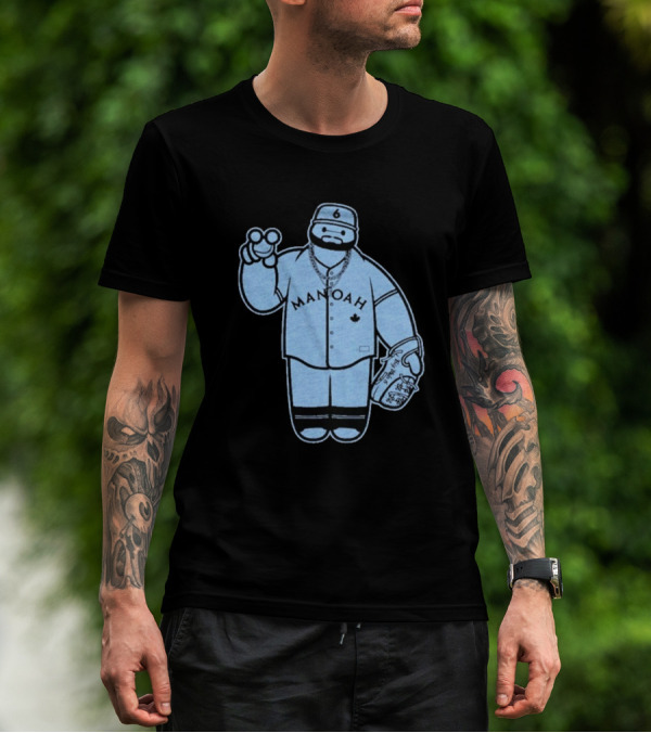 Manoah 6 Baseball Character Sports Graphic T-Shirt