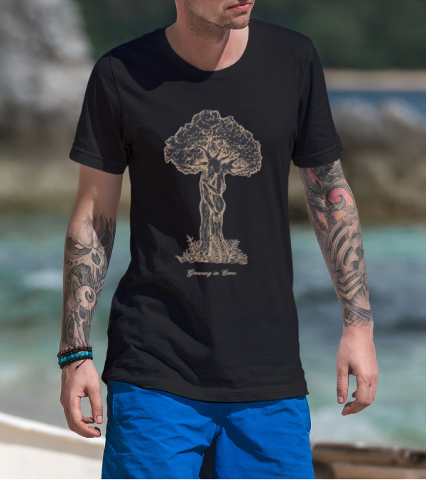 Marcosalvarado Growing In Love Embrace Tree Art T-Shirt