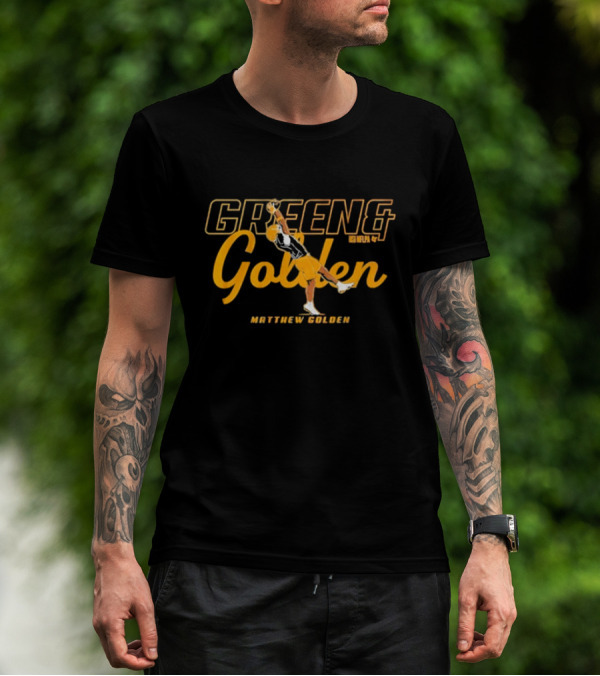 Green And Golden Matthew Golden Catch 88 T-Shirt