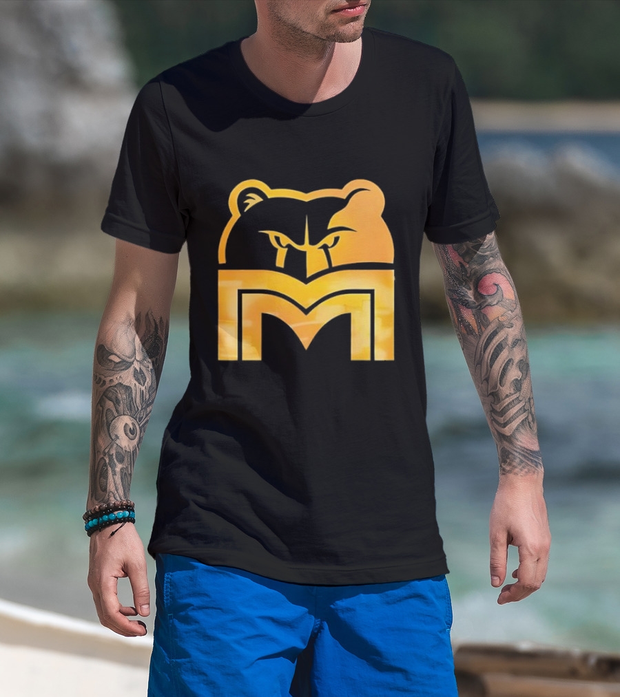 Memphis Grizzlies Playoff Pick Em 2025 Bear Head Logo T-Shirt