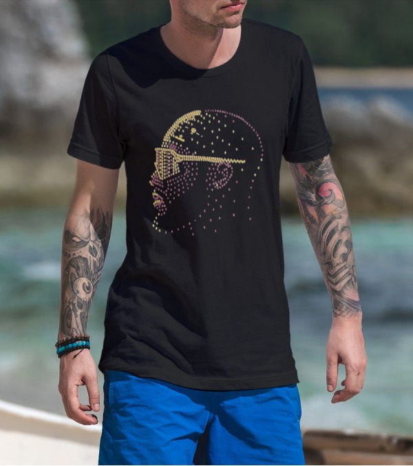 Michael Harris II Money Mike Dotted Portrait T-Shirt