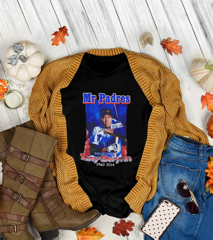 Mr Padres Tony Gwynn Hall of Famer 1960-2014 T-Shirt