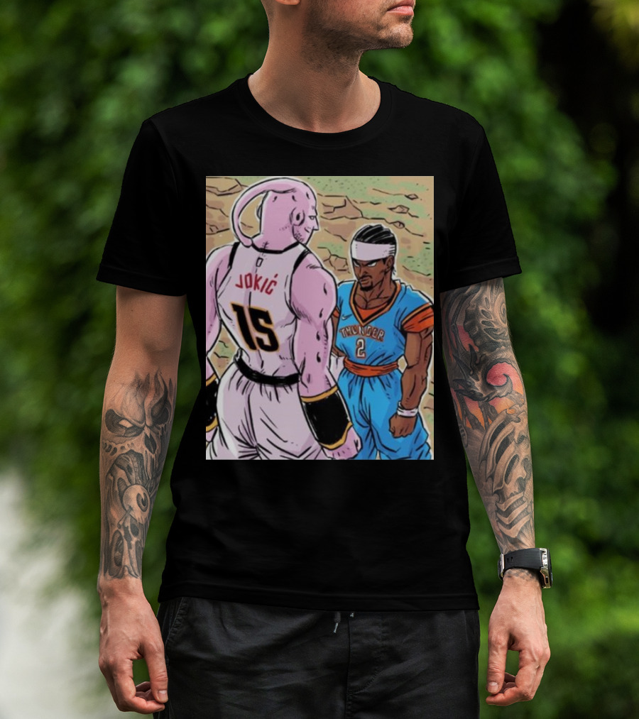 Nikola Jokic 15 Vs Shai Thunder 2 Epic Showdown 2025 T-Shirt