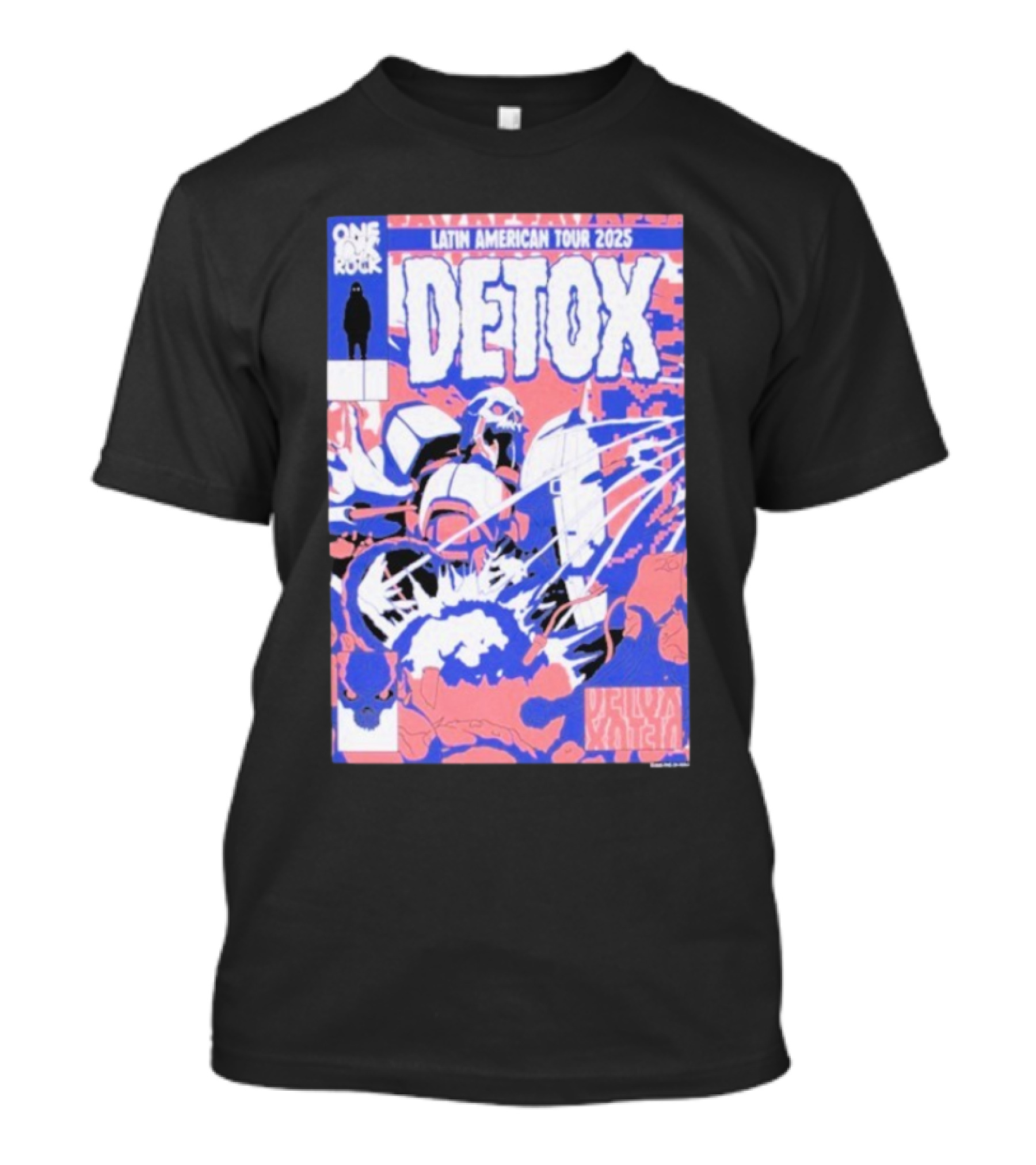 One OK Rock Detox Latin American Tour 2025 Robot T-Shirt