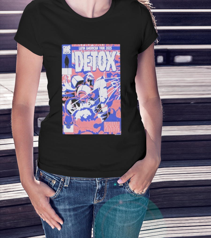 One OK Rock Detox Latin American Tour 2025 Robot T-Shirt