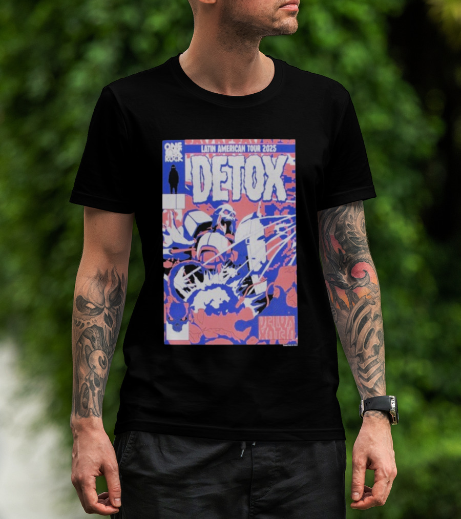 One OK Rock Detox Latin American Tour 2025 Robot T-Shirt