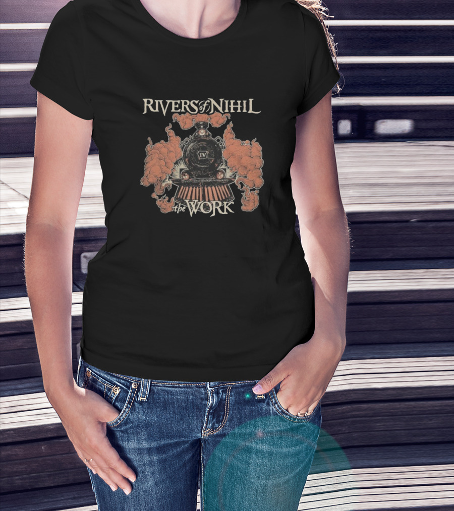 Rivers Of Nihil The Work Train Smoke Engine Graphic T-Shirt