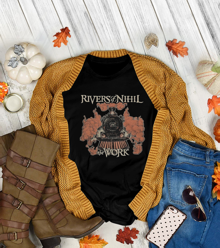 Rivers Of Nihil The Work Train Smoke Engine Graphic T-Shirt